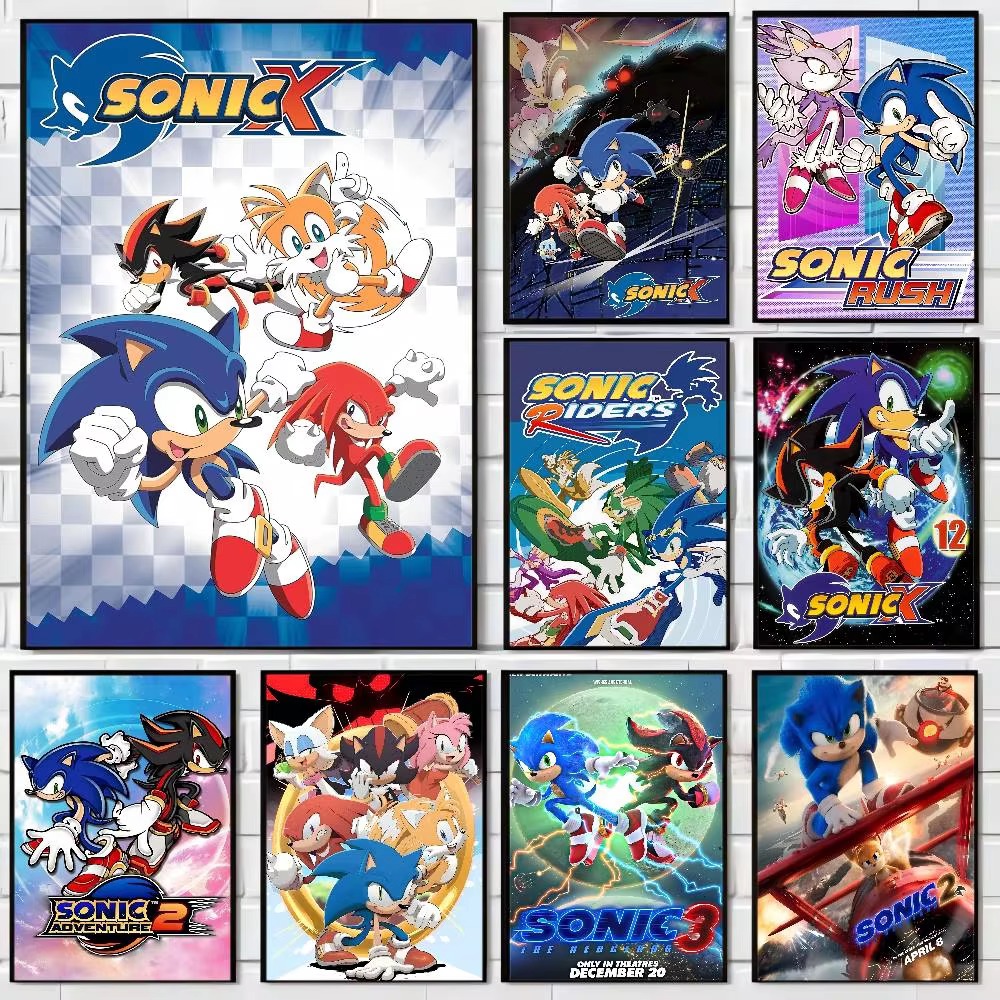 Photo Mosaic Print - Peinture Diamant S-Sonic X-X Anime Film