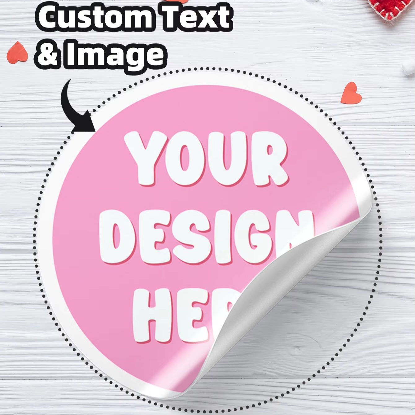 Autocollants ronds personnalis - Personalised Candle Label avis et prix