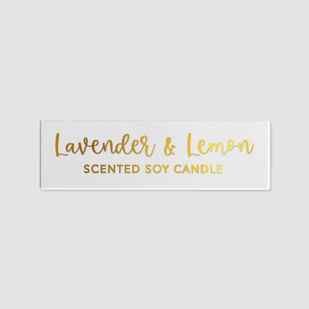 Étiquettes autocollantes trans - Personalised Candle Label avis et prix