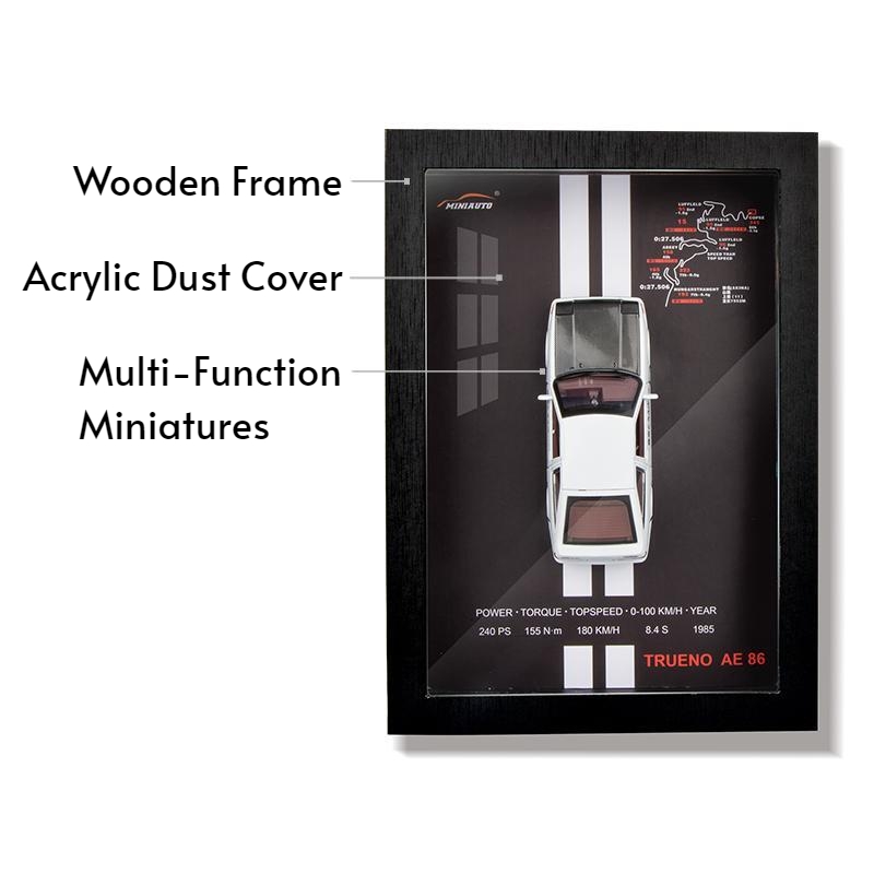 Cadre Photo 3D en bois avec vo - Engraved Wood Frame avis et prix